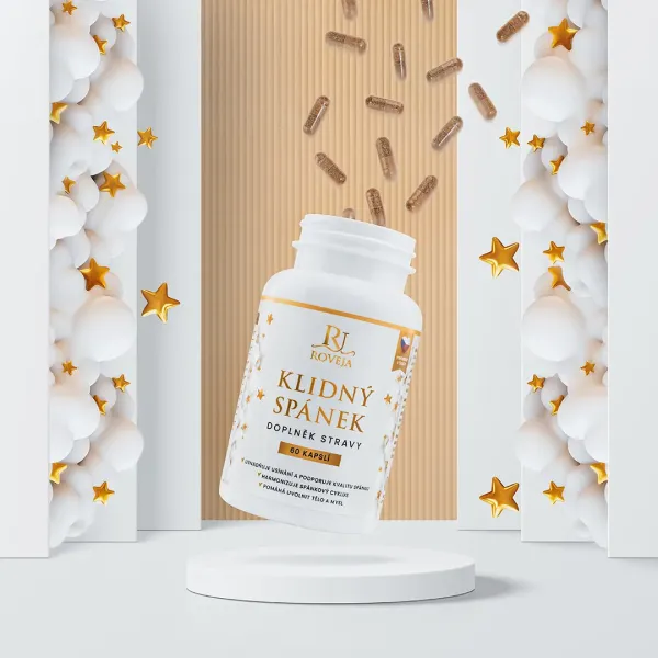 Klidný spánek – přírodní doplněk pro lepší usínání | Roveja