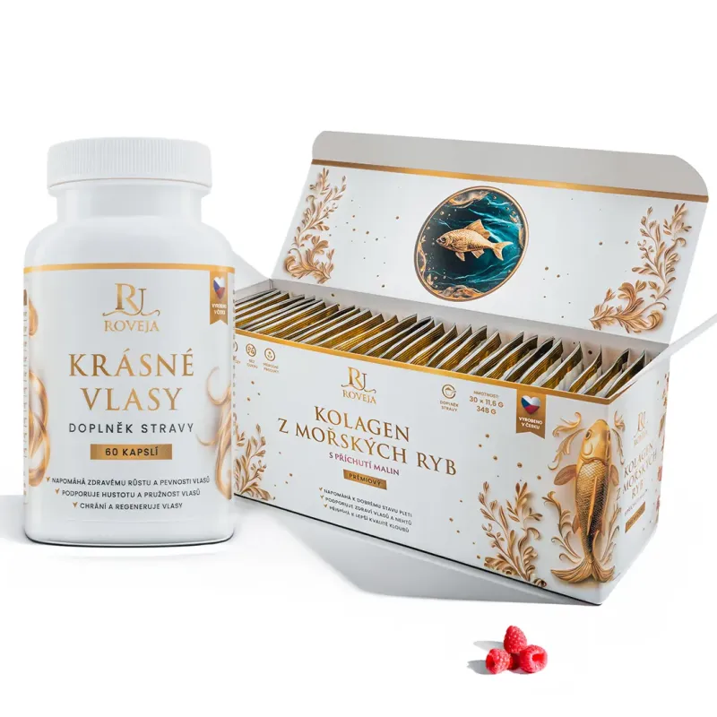 Zvýhodněný balíček – kolagen a vitamíny na vlasy | Roveja