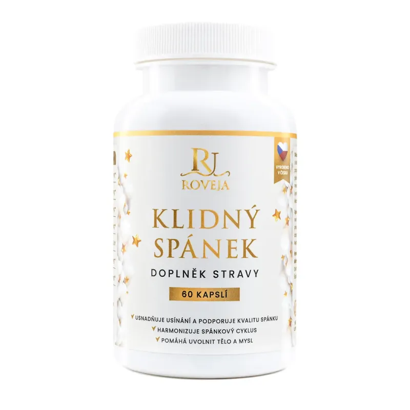 Klidný spánek – přírodní doplněk pro lepší usínání | Roveja