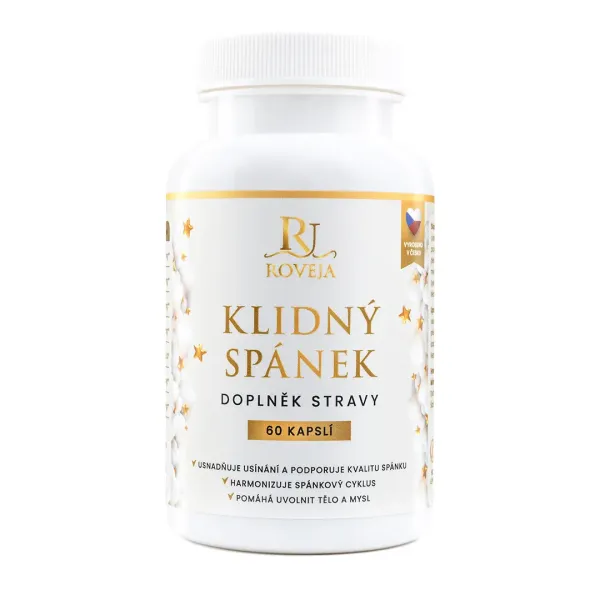 Klidný spánek – přírodní doplněk pro lepší usínání | Roveja