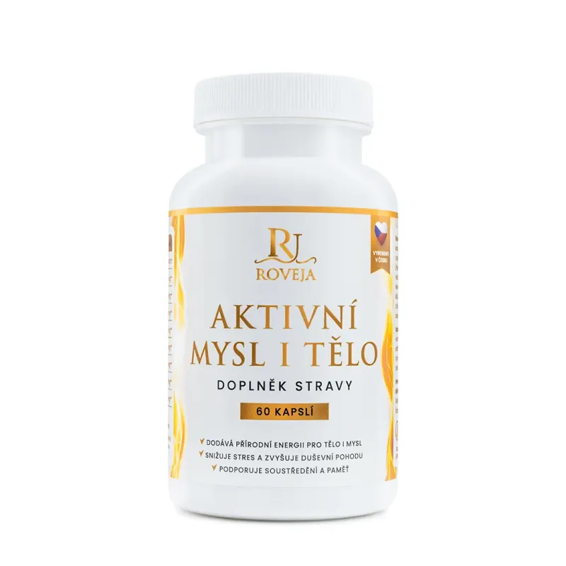 Aktivní tělo a mysl – energie a fokus v 1 kapsli | Roveja
