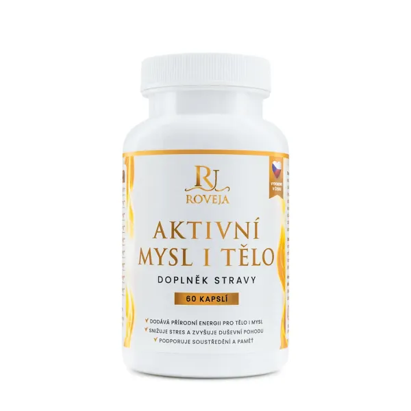 Aktivní tělo a mysl – energie a fokus v 1 kapsli | Roveja