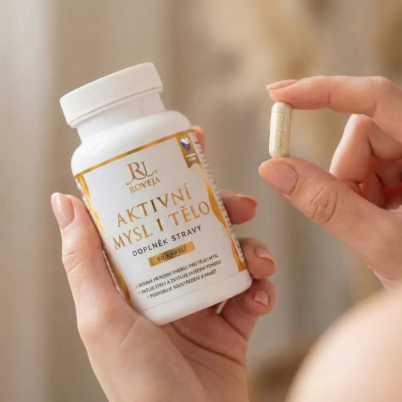 Aktivní tělo a mysl – energie a fokus v 1 kapsli | Roveja