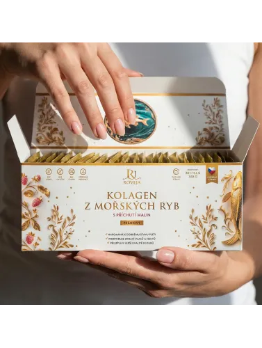 Mořský Kolagen 10 000 mg s příchutí maliny | Pro pleť a vlasy | Roveja 2