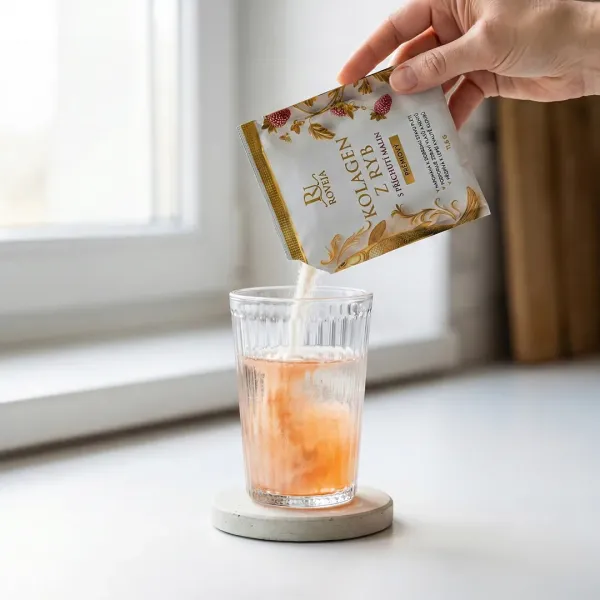 Mořský Kolagen 10 000 mg s příchutí maliny | Pro pleť a vlasy | Roveja