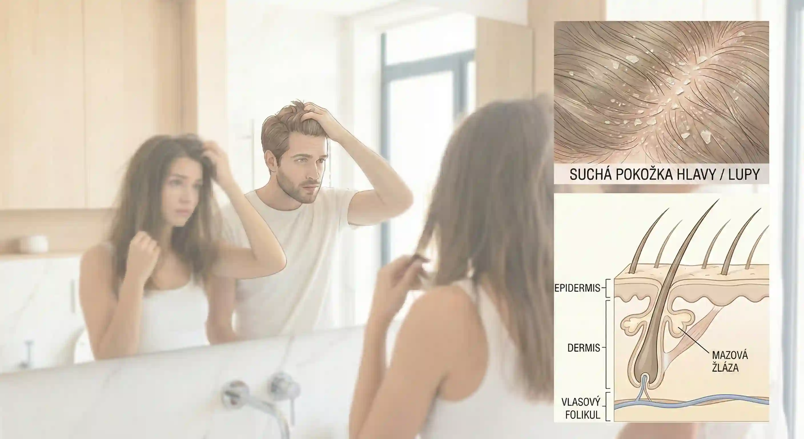 Příčiny padání vlasů – vlasový folikul