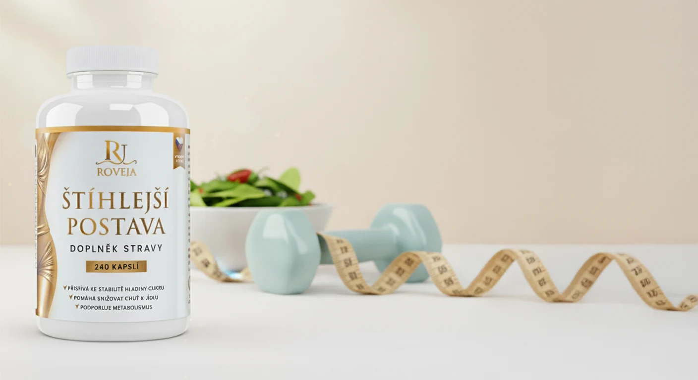 Roveja Štíhlejší postava – doplněk stravy pro podporu metabolizmu a redukci hmotnosti