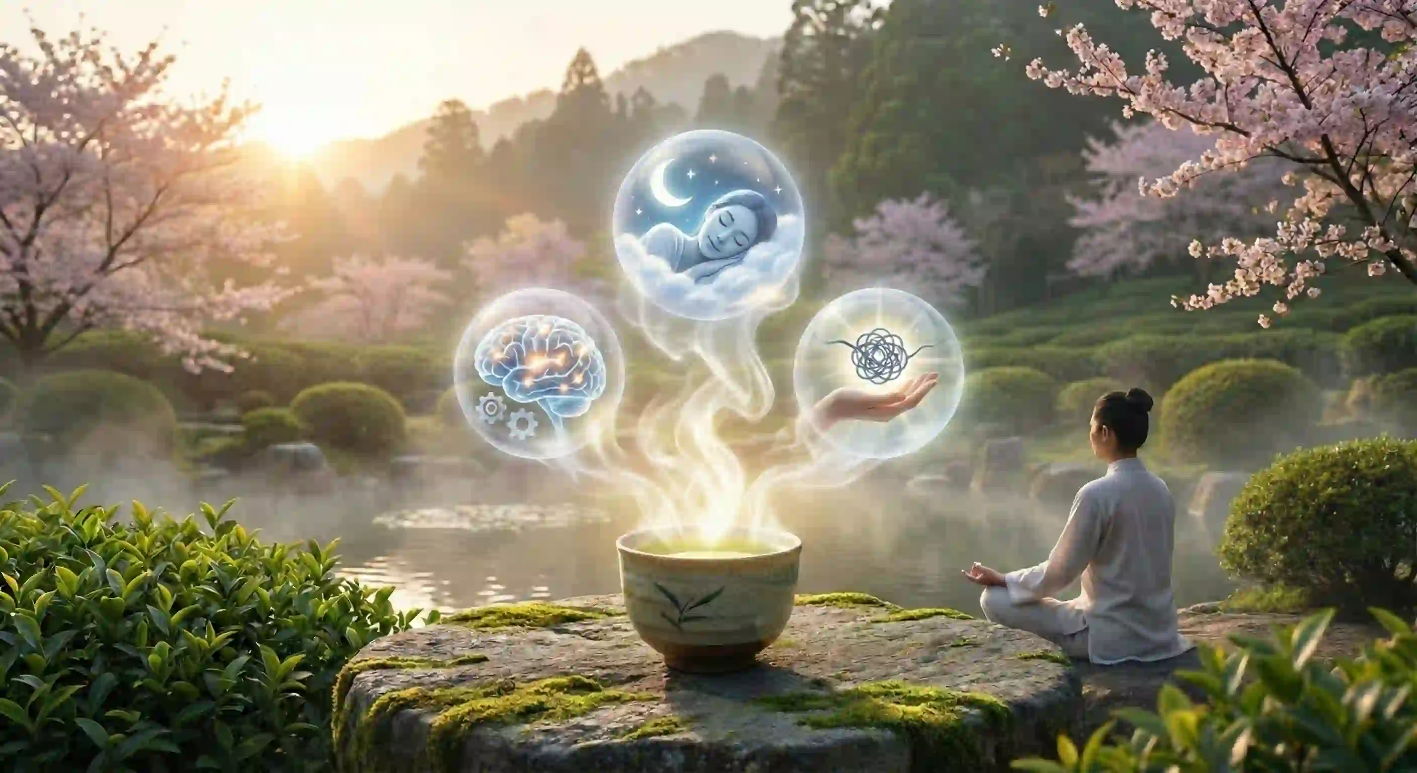 L-theanin účinky: stres, soustředění a spánek