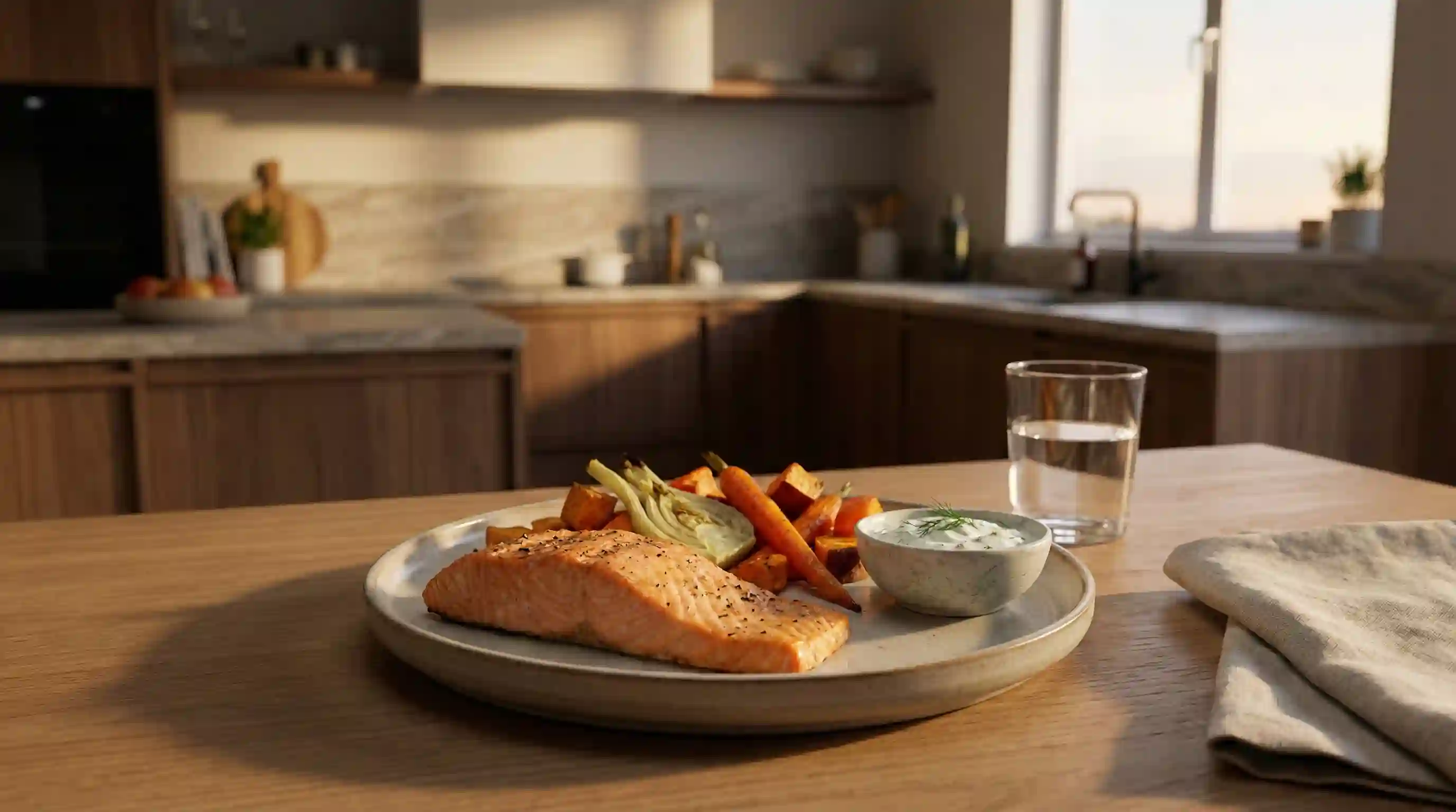 Lehký a vyvážený oběd pro stabilní energii bez odpoledního útlumu